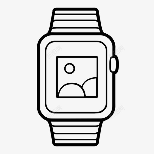 智能手表腕表可穿戴设备图标svg_新图网 https://ixintu.com 可穿戴设备 图像 图片 智能手表 照片 腕表 苹果手表
