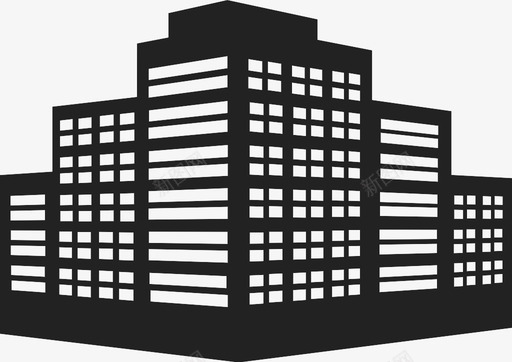 建筑办公室住宅图标svg_新图网 https://ixintu.com 住宅 分组 办公室 商业 城市 建筑 立面