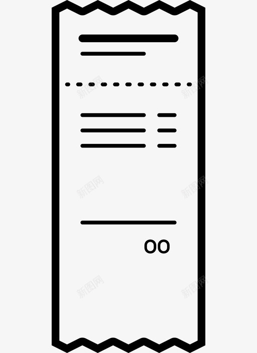 收据lil文件图标svg_新图网 https://ixintu.com lil文件 收据