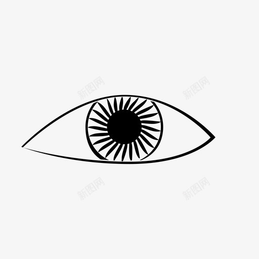 眼睛手表视力图标svg_新图网 https://ixintu.com 失明 手表 眼睛 经验 视力 视野 验光