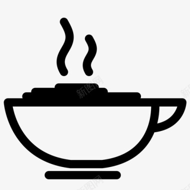 卡布奇诺早餐咖啡图标图标