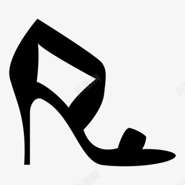 高跟鞋正式鞋高级鞋图标图标