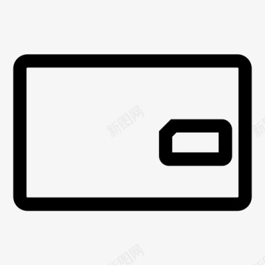 sim卡用户识别模块智能卡图标图标