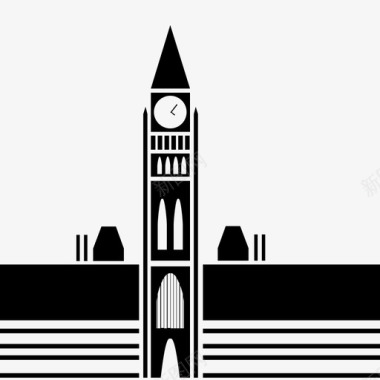 英国国会大厦英国塔楼图标图标