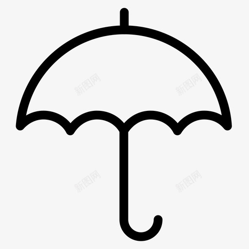 伞盖热图标svg_新图网 https://ixintu.com 伞 保护 暴雨 热 盖 遮阳伞 防护装备 雨