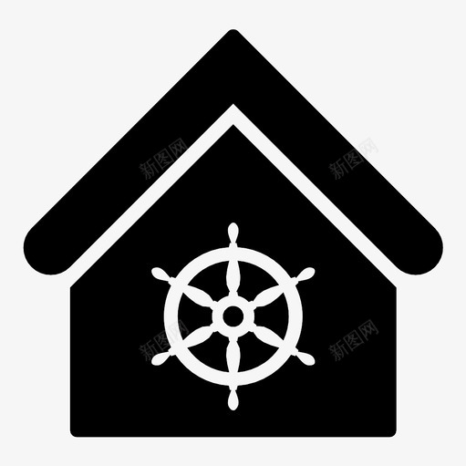 驾驶室船舶航行图标svg_新图网 https://ixintu.com 控制中心 汽车 汽车设置 海事 航海 航行 舵 船 船舶 驾驶员 驾驶室