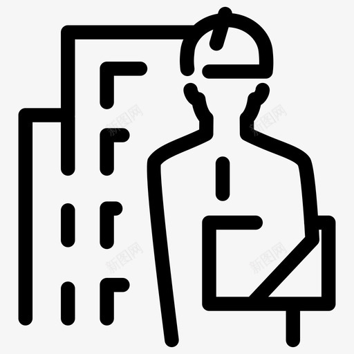 建筑商办公室计划图标svg_新图网 https://ixintu.com 专业 代理人 办公室 安全 安全帽 建筑商 房地产 日常 物业 物业管理 物业经理 计划