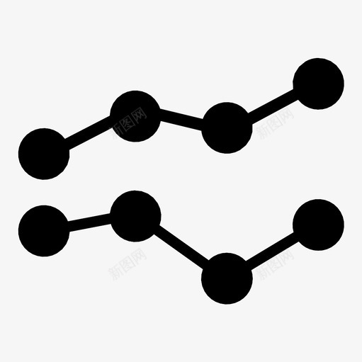 折线图绘图绘制点图标svg_新图网 https://ixintu.com 折线图 数学 绘制点 绘图 统计 跟踪 跟踪趋势