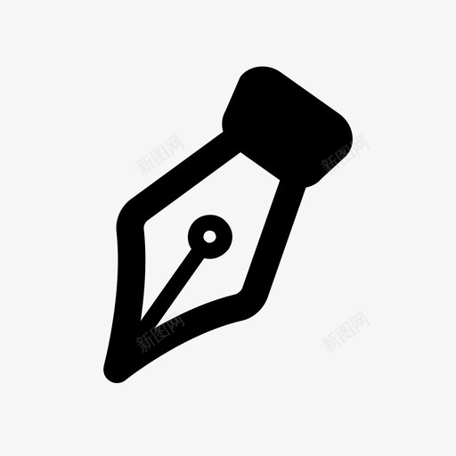 笔铅笔图标svg_新图网 https://ixintu.com 书法 作业 写作 办公室 墨水 笔 绘图 编辑 铅笔