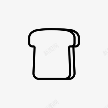 烤面包面食搅拌机图标图标