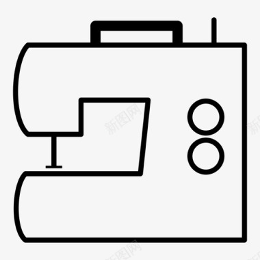 缝纫机缝线针图标图标