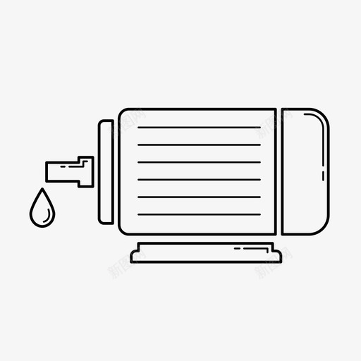 泵水水泵图标svg_新图网 https://ixintu.com 机械泵 水 水泵 泵
