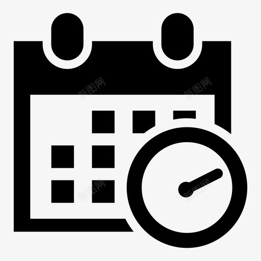 日程表日历日期图标svg_新图网 https://ixintu.com 日历 日期 日程表 日程表模板 时间