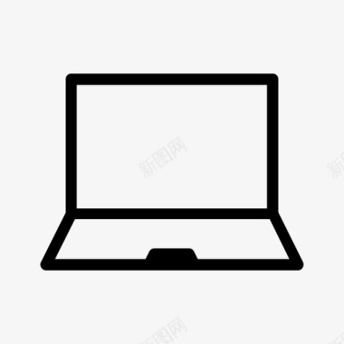 笔记本电脑屏幕便携式图标图标