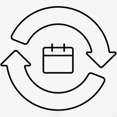 日历同步年周图标图标