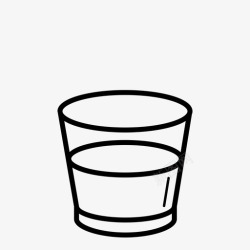 威士忌酒杯威士忌酒杯烧杯饮料图标高清图片