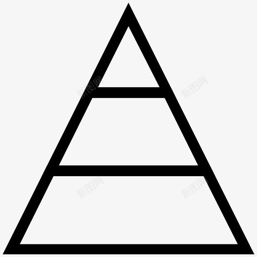 三角商业模式金字塔图标svg_新图网 https://ixintu.com 三角 商业层次 商业模式 市场经济 战略 金字塔