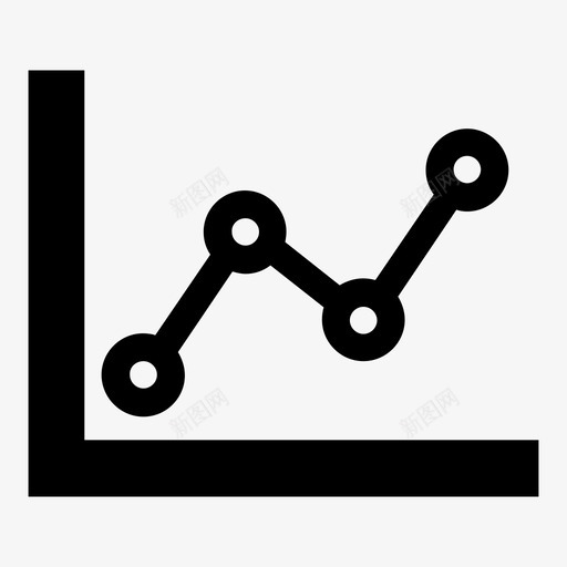 折线图图表数据图标svg_新图网 https://ixintu.com 图表 折线图 数字 数据 时间线 概述 进度 销售