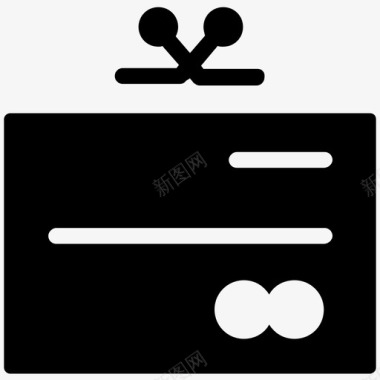 信用卡盒卡卡盒图标图标