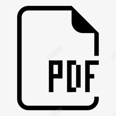 pdf文件文档扩展名图标图标