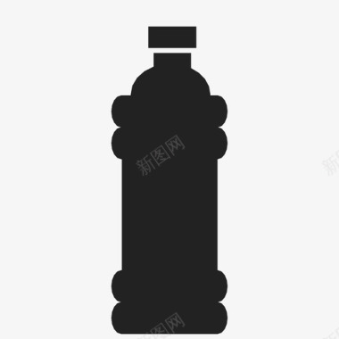 清洁瓶轮廓图标图标