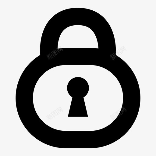 锁具钥匙金属图标svg_新图网 https://ixintu.com ict基本线路 保险箱 密码 挂锁 贵重物品 金属 钥匙 锁具