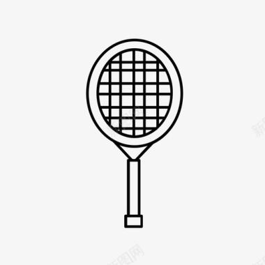 网球拍活动娱乐图标图标