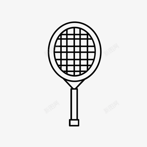 网球拍活动娱乐图标svg_新图网 https://ixintu.com 娱乐 活动 温布尔登 网球宝贝 网球拍 运动