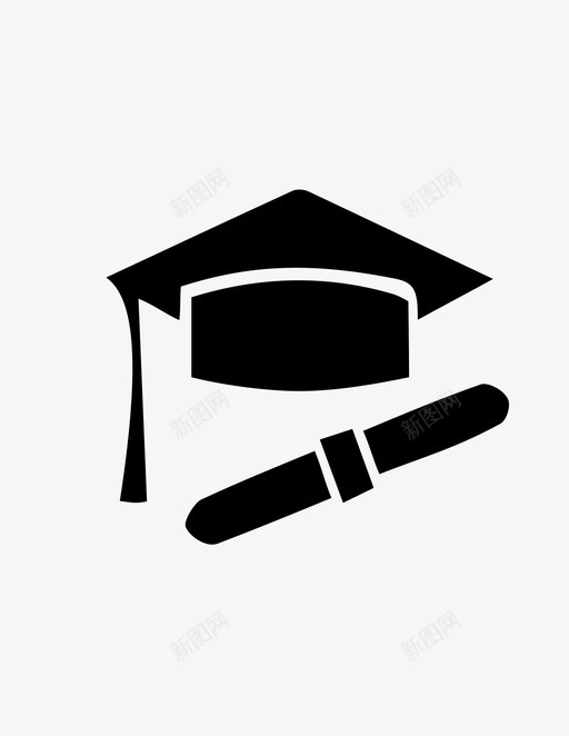 毕业帽研究生文凭研究生帽图标由新图网用户分享上传,推荐搜索学历