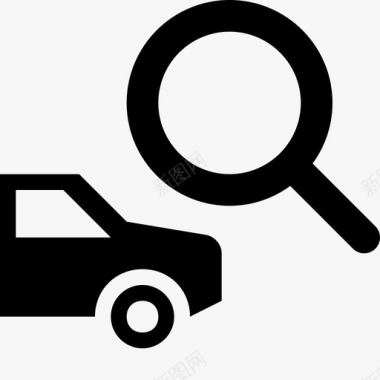 汽车搜索车辆销售图标图标