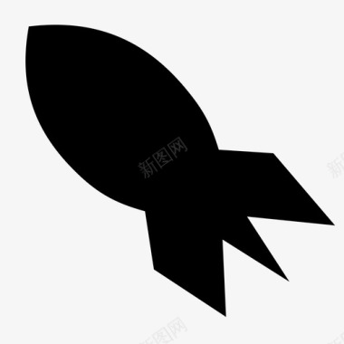 火箭太空太空人图标图标
