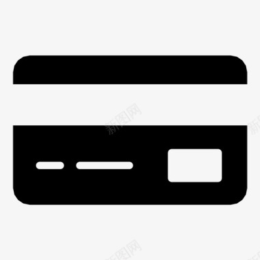 信用卡塑料卡支付图标图标