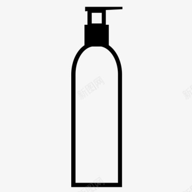 沐浴露浴室瓶子图标图标