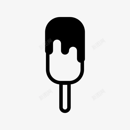 冰棒巧克力冰镇图标svg_新图网 https://ixintu.com 冰棒 冰激凌 冰镇 冷冻 夏天 巧克力 甜点