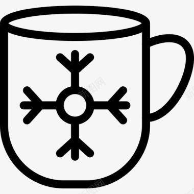 咖啡杯热饮茶杯图标图标