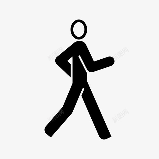 行走动力行走步行图标svg_新图网 https://ixintu.com 人 前进 动力行走 台阶 散步 步行 移动 行走 角色 运动象形图