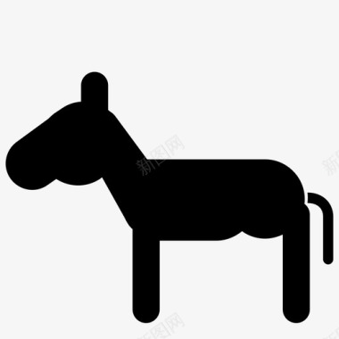 驴子政治图标图标