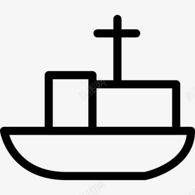 船海上旅行运输图标图标