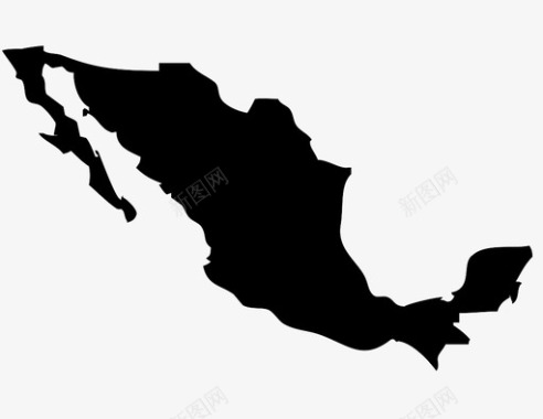 墨西哥旅游地点图标图标