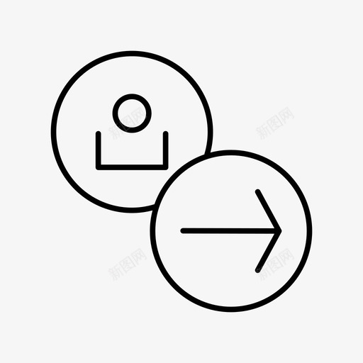 右符号右箭头图标svg_新图网 https://ixintu.com 个人头像 个人帐户 个人配置文件 右 右箭头 用户活动 符号 签名方式 跳过 配置文件