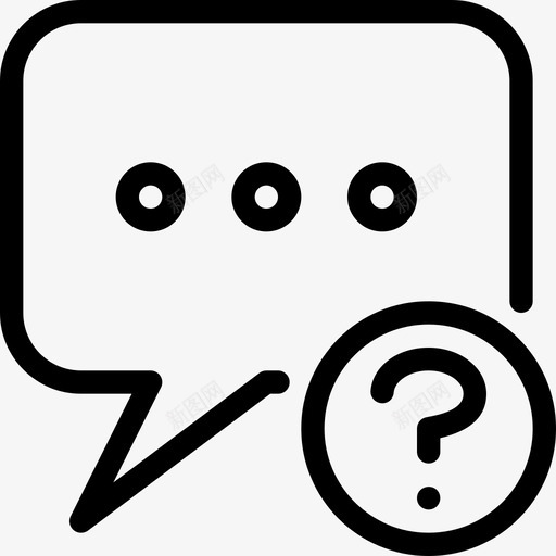 聊天帮助支持语音图标svg_新图网 https://ixintu.com 支持 气泡 消息 消息聊天线路图标 聊天帮助 语音 辅助 通信 通话 问题