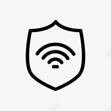 wifi身份验证屏蔽安全图标图标