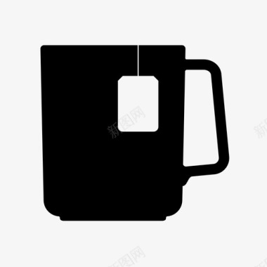 一杯茶饮料热饮图标图标