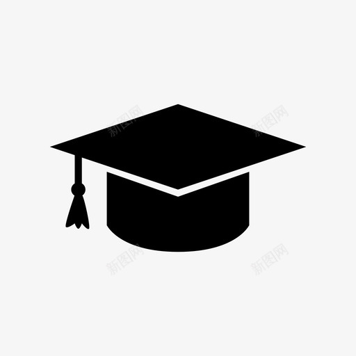 砂浆板学生帽子图标svg_新图网 https://ixintu.com 学生 帽子 成就 文凭 毕业 毕业帽 砂浆板