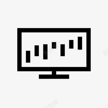 趋势视图屏幕图标图标