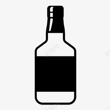 酒类酒精中毒葡萄酒图标图标