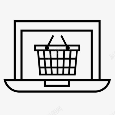 网上商店购物运输图标图标