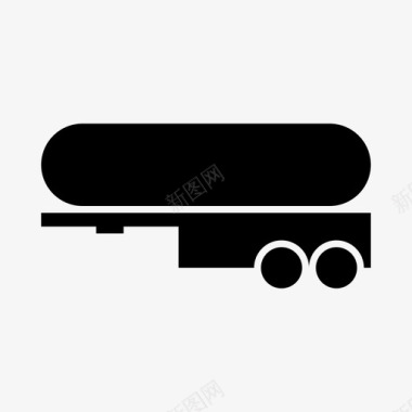 拖车汽油交通图标图标