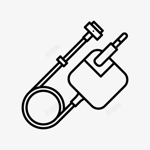 macbook充电器电源插件图标svg_新图网 https://ixintu.com macbook充电器 magsafe 插件 电力 电池 电源 笔记本电脑