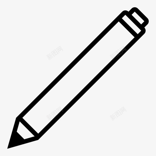 钢笔刻字线条图标svg_新图网 https://ixintu.com 书写 刻字 墨水 标记 笔帽 素描 线条 记号笔第2卷 轮廓 钢笔 铅笔 锐利笔